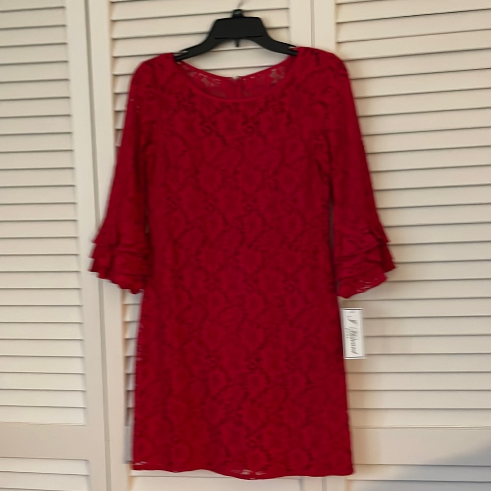 J. Howard petite size 4 red dress